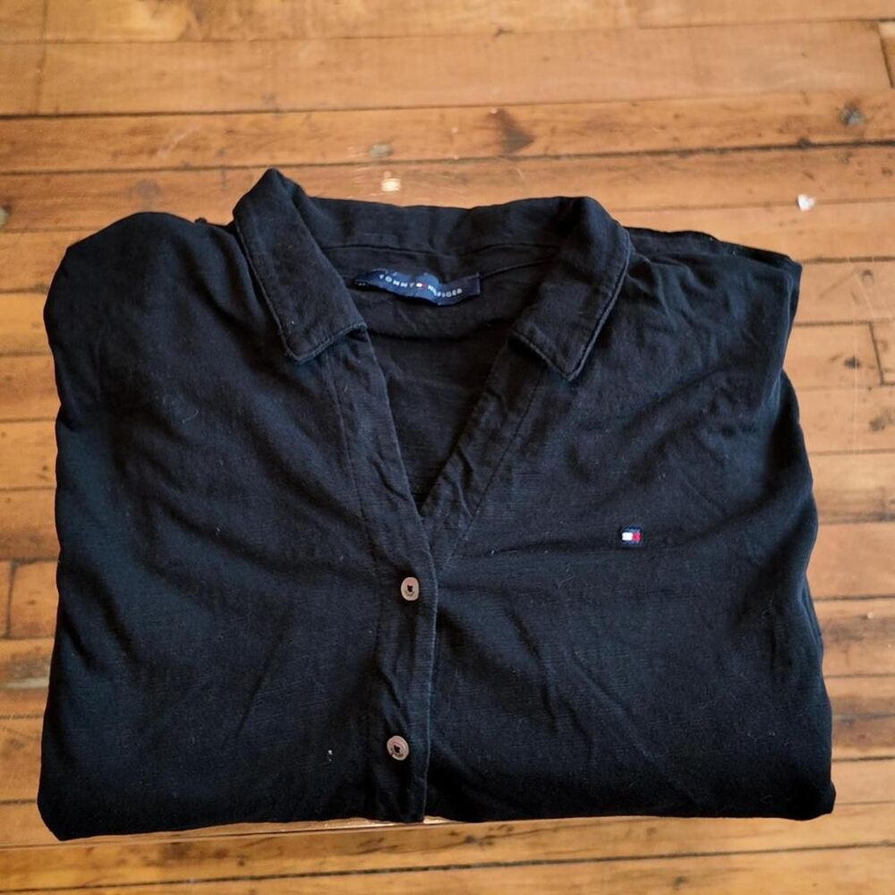 Tommy Hilfiger tiered polo shirt dress black - Picture 8 of 8